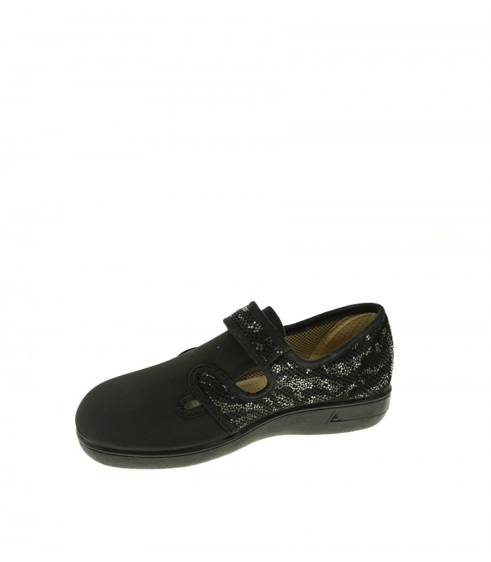 ZAPATO PLANO CALZAMUR NEGRO