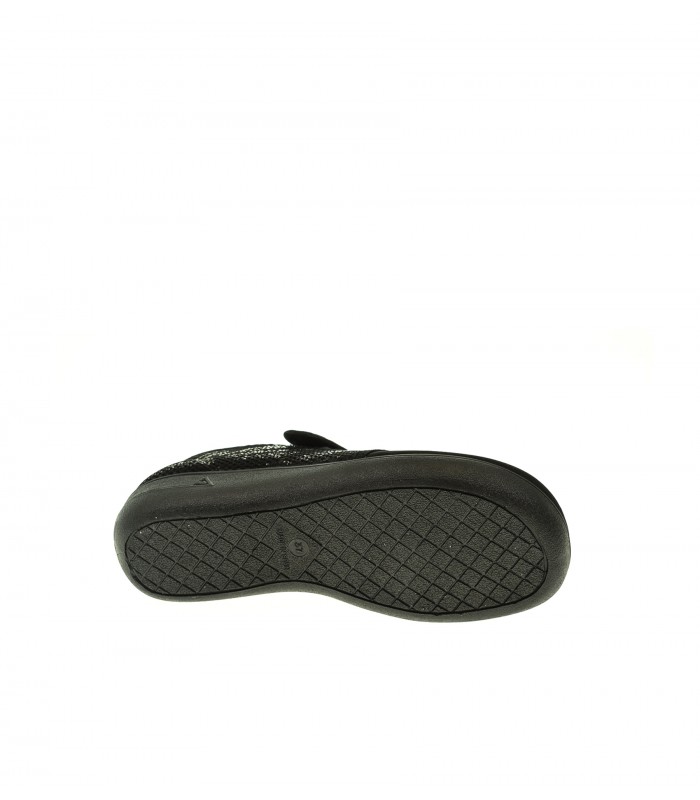 ZAPATO PLANO CALZAMUR NEGRO