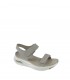 SANDALIA PLANA SKECHERS TAUPE
