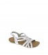 SANDALIA PLANA YOKONO BLANCO