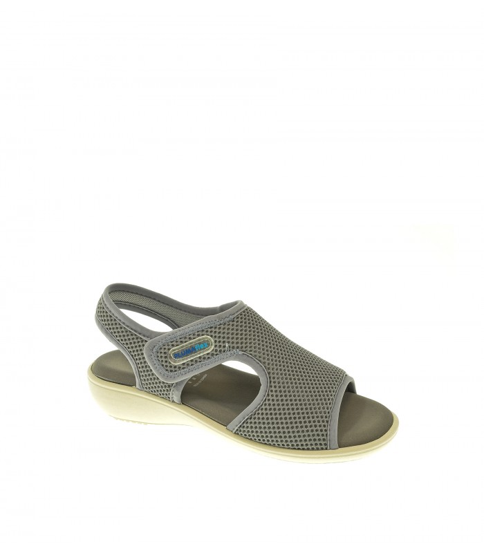 SANDALIA PLANA ROAL GRIS