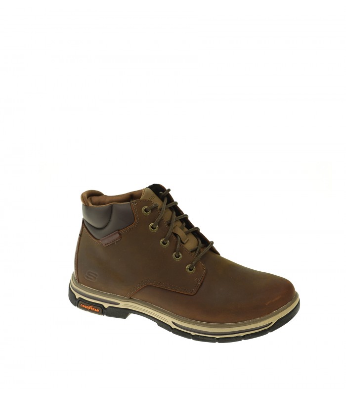 BOTIN HOMBRE SKECHERS MARRON