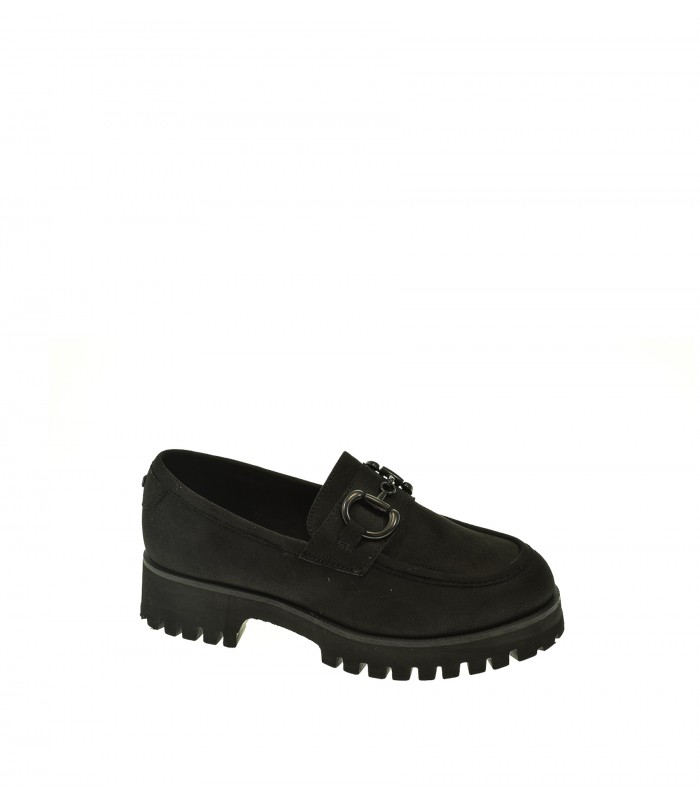 MOCASIN MUJER MTNG NEGRO