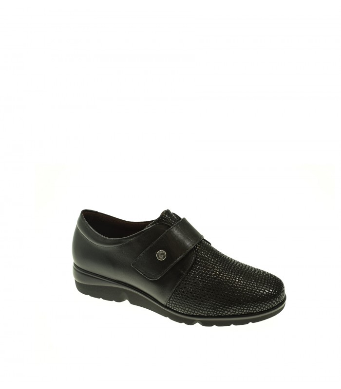 ZAPATO PLANO PITILLOS NEGRO
