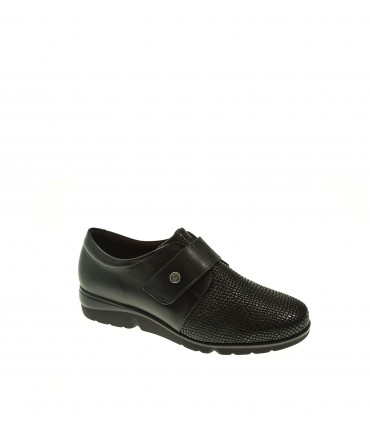 ZAPATO PLANO PITILLOS NEGRO