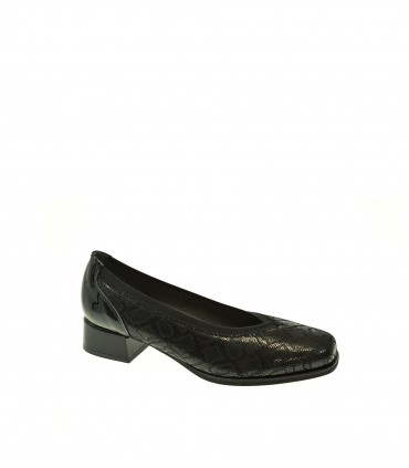 ZAPATO TACON PITILLOS NEGRO