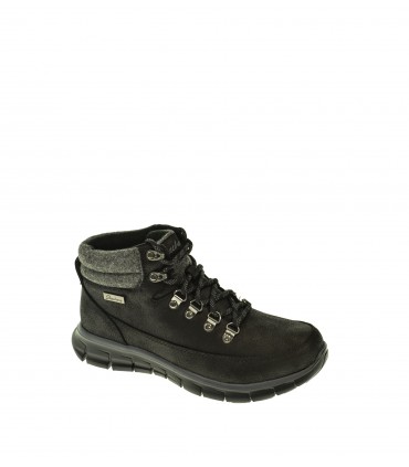 BOTIN MUJER SKECHERS NEGRO