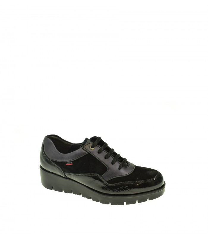 ZAPATO CUÑA CALLAGHAN NEGRO