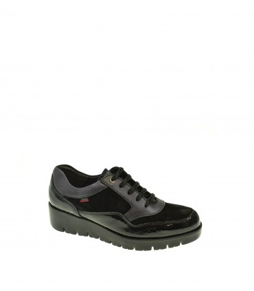 ZAPATO CUÑA CALLAGHAN NEGRO