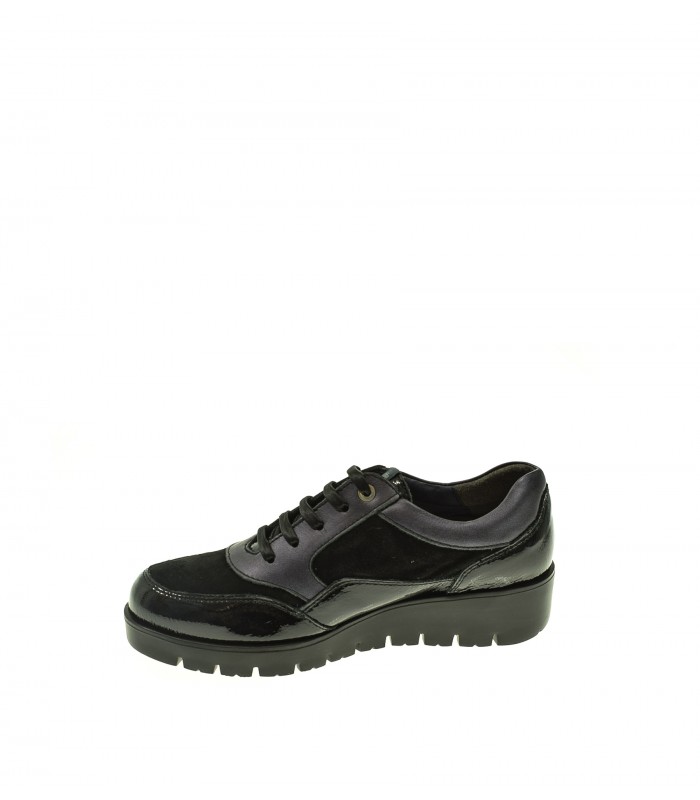 ZAPATO CUÑA CALLAGHAN NEGRO