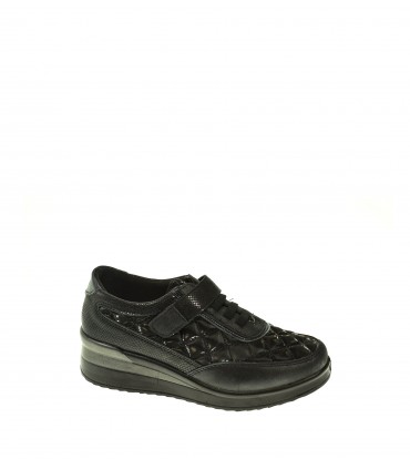 ZAPATO CUÑA MYSOFT NEGRO