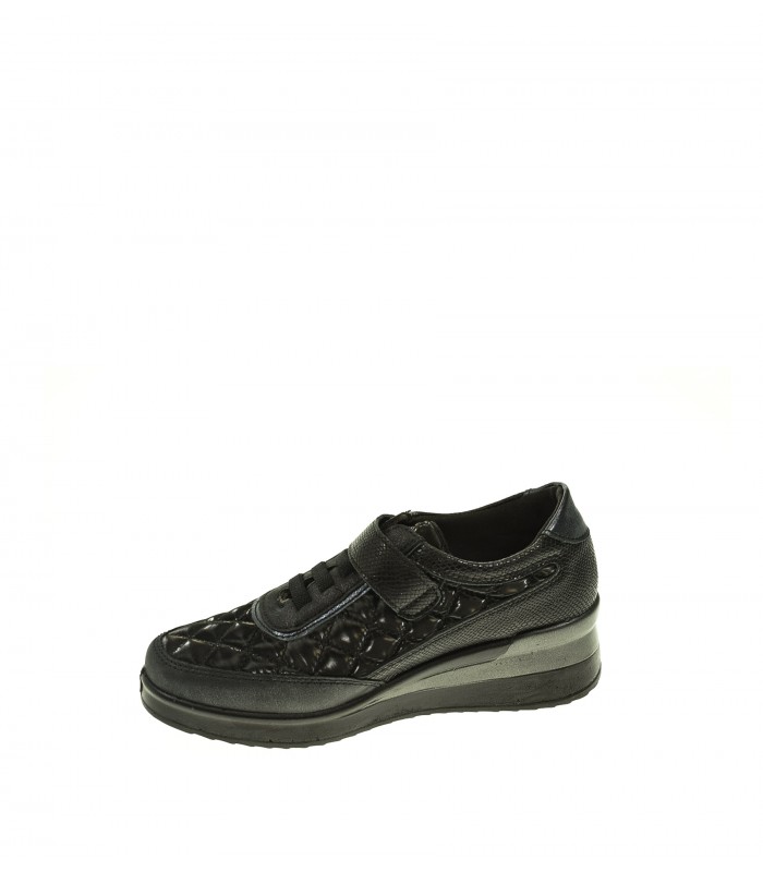ZAPATO CUÑA MYSOFT NEGRO