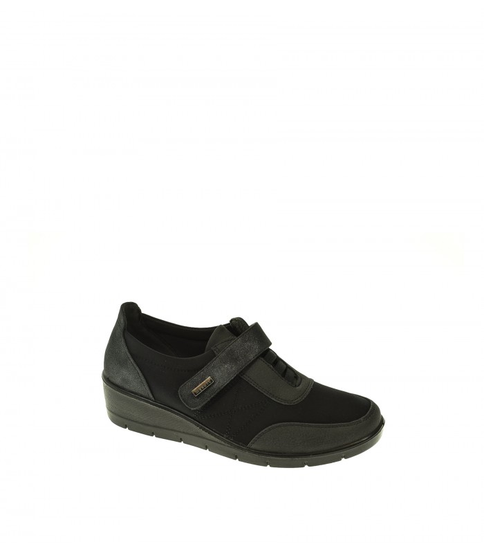 ZAPATO CUÑA MYSOFT NEGRO