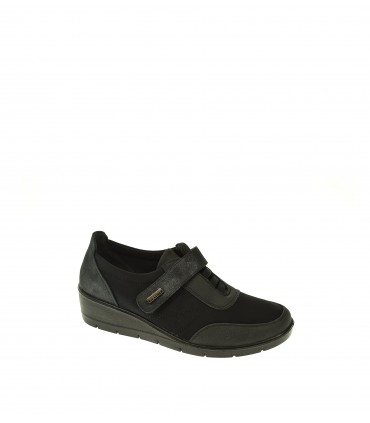 ZAPATO CUÑA MYSOFT NEGRO