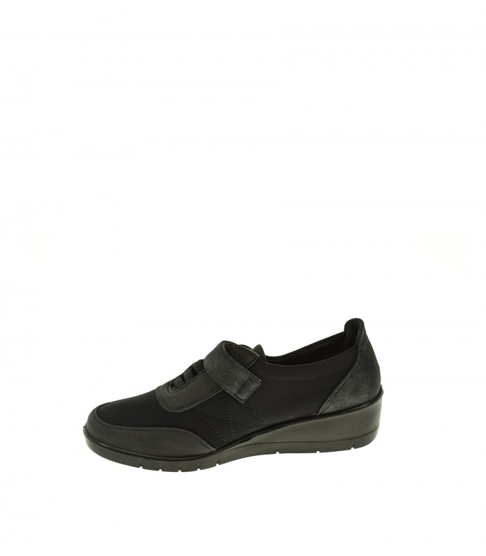 ZAPATO CUÑA MYSOFT NEGRO