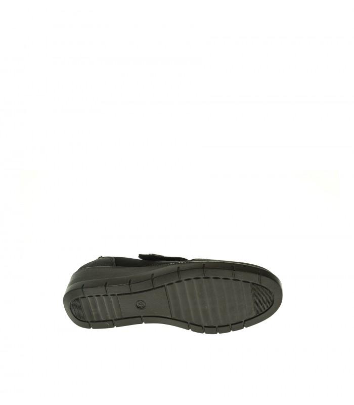 ZAPATO CUÑA MYSOFT NEGRO
