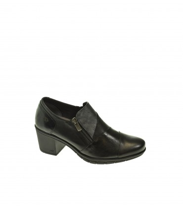 ZAPATO TACON FLUCHOS NEGRO
