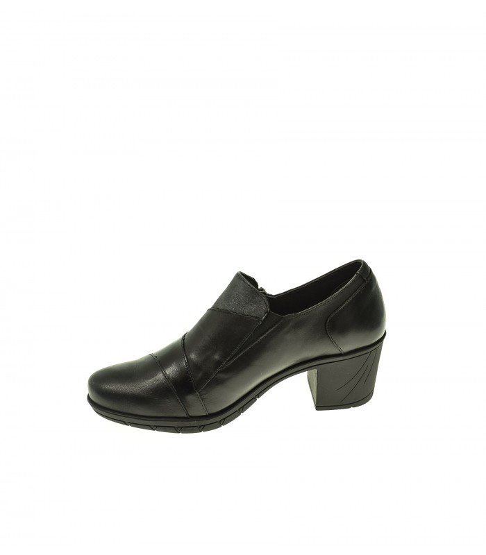 ZAPATO TACON FLUCHOS NEGRO