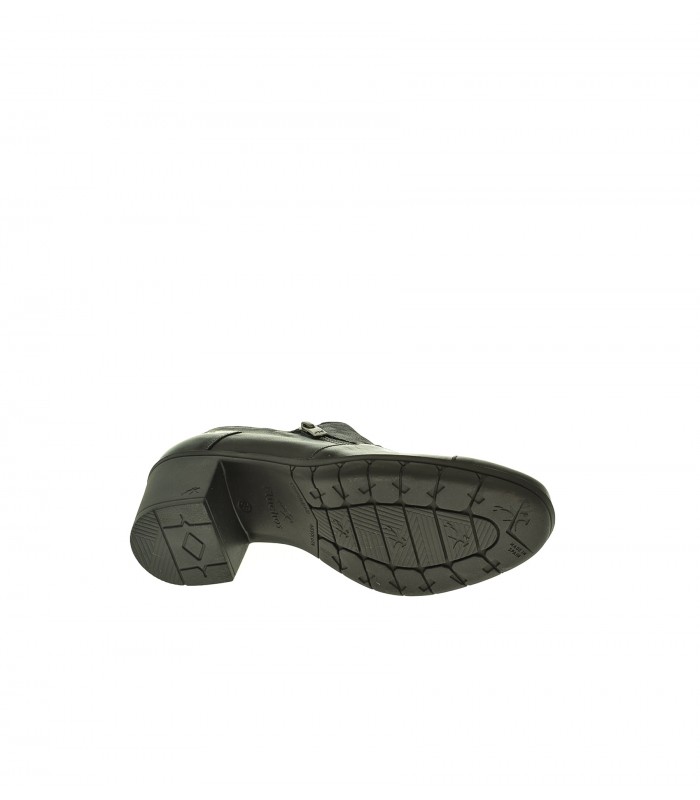 ZAPATO TACON FLUCHOS NEGRO