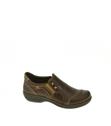 ZAPATO PLANO LAURA AZANA MARRON