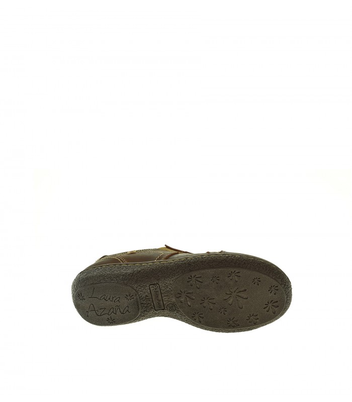 ZAPATO PLANO LAURA AZANA MARRON