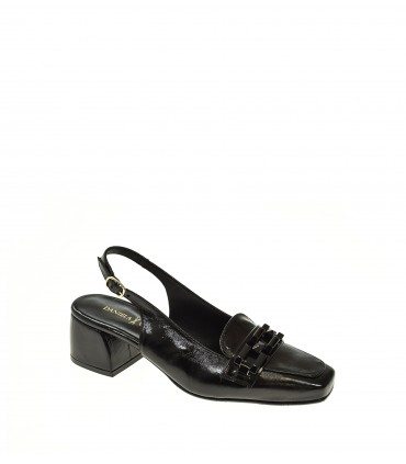 ZAPATO TACON DANIELA VEGA NEGRO