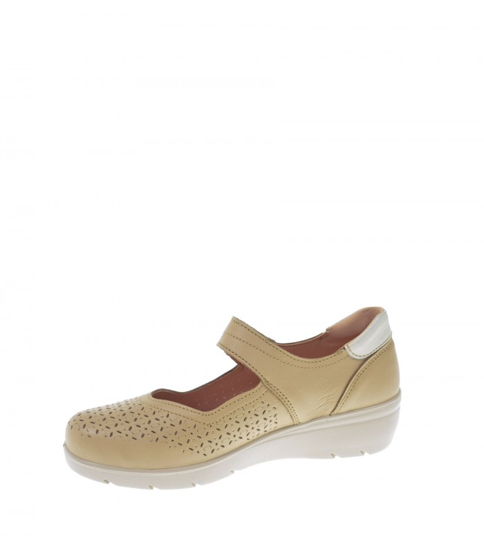 ZAPATO CUÑA LAURA AZANA BEIGE