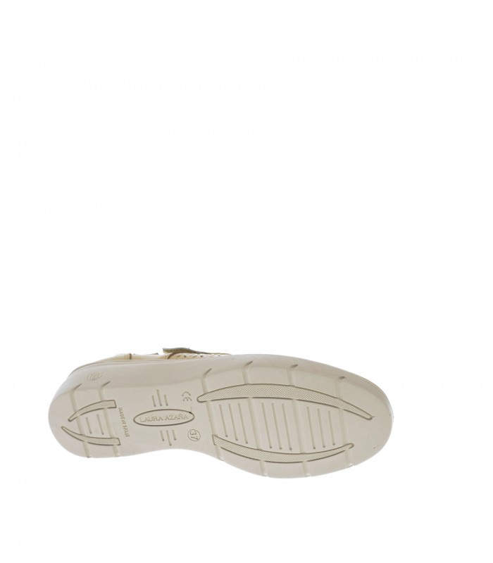 ZAPATO CUÑA LAURA AZANA BEIGE