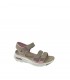 SANDALIA PLANA SKECHERS TAUPE