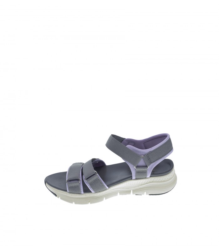 SANDALIA PLANA SKECHERS GRIS