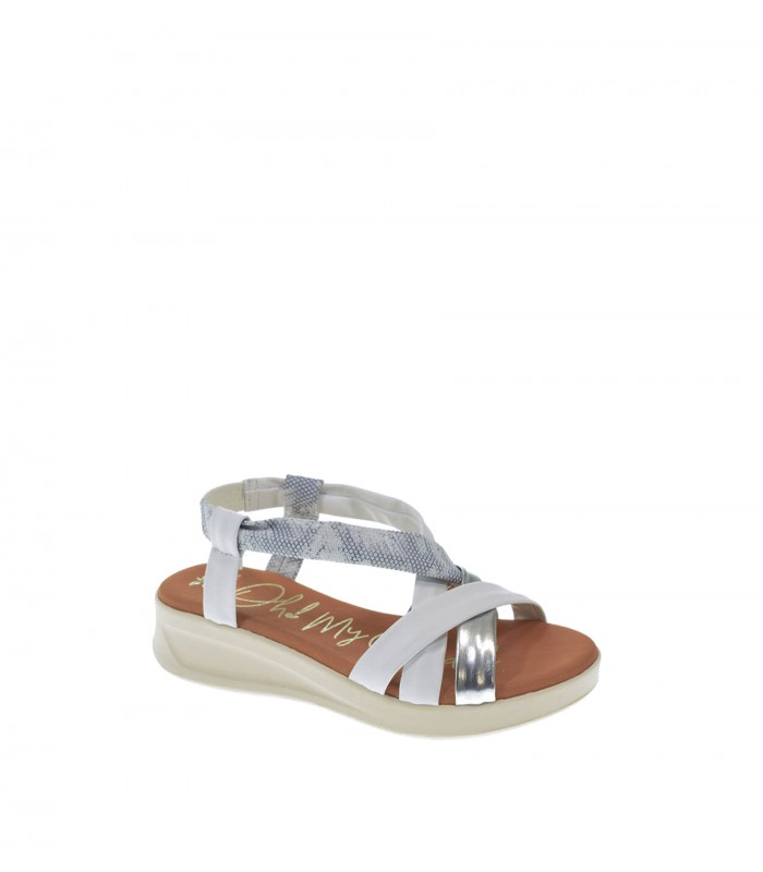 SANDALIA CUÑA OH! MY SANDALS BLANCO