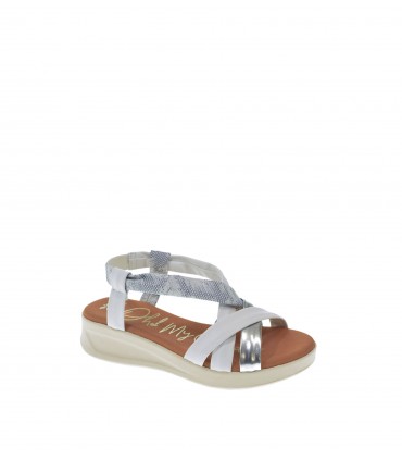SANDALIA CUÑA OH! MY SANDALS BLANCO