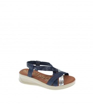 SANDALIA CUÑA OH! MY SANDALS MARINO