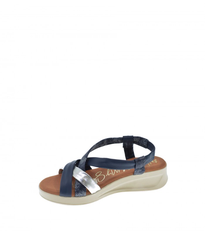 SANDALIA CUÑA OH! MY SANDALS MARINO