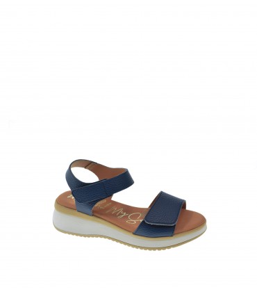 SANDALIA CUÑA OH! MY SANDALS MARINO