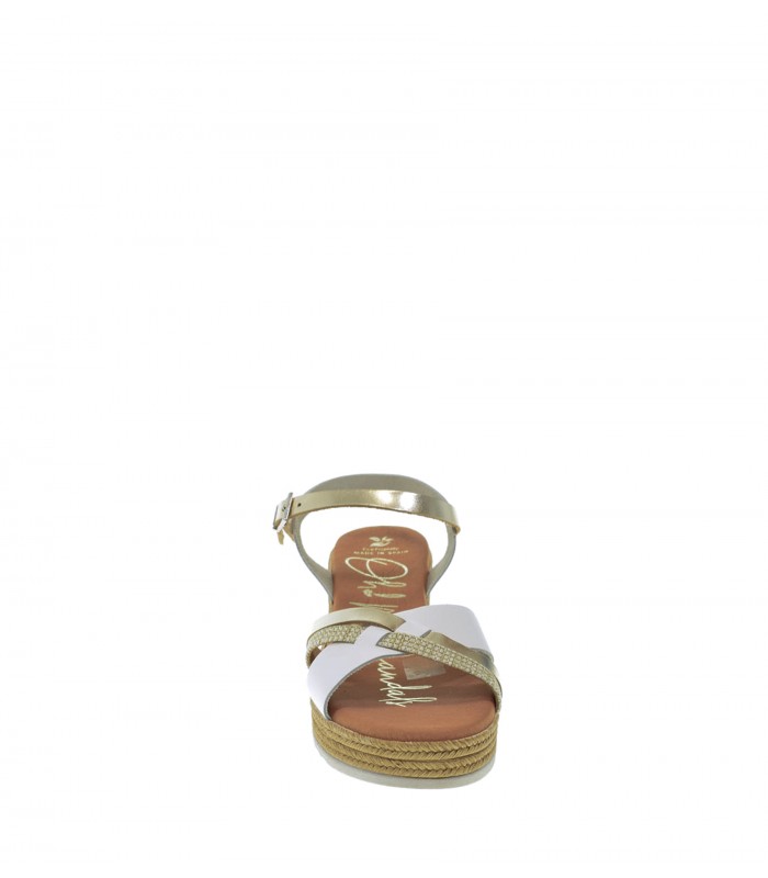 SANDALIA PLANA OH! MY SANDALS BLANCO