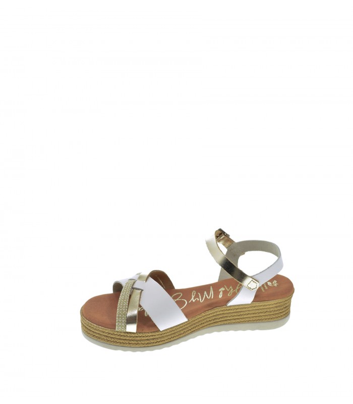 SANDALIA PLANA OH! MY SANDALS BLANCO