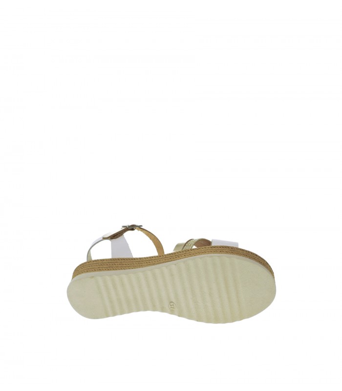 SANDALIA PLANA OH! MY SANDALS BLANCO