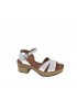 SANDALIA TACON OH! MY SANDALS BLANCO
