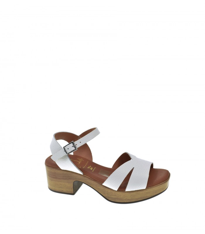 SANDALIA TACON OH! MY SANDALS BLANCO