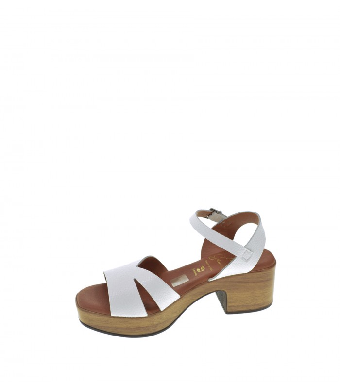 SANDALIA TACON OH! MY SANDALS BLANCO