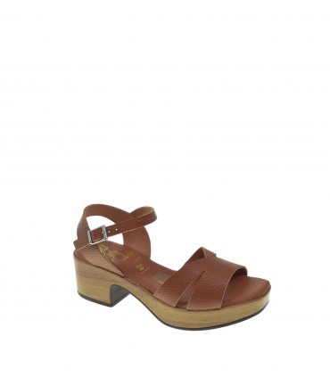 SANDALIA TACON OH! MY SANDALS MARRON
