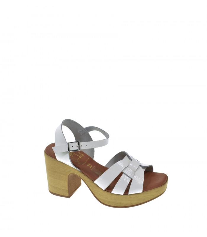 SANDALIA TACON OH! MY SANDALS BLANCO