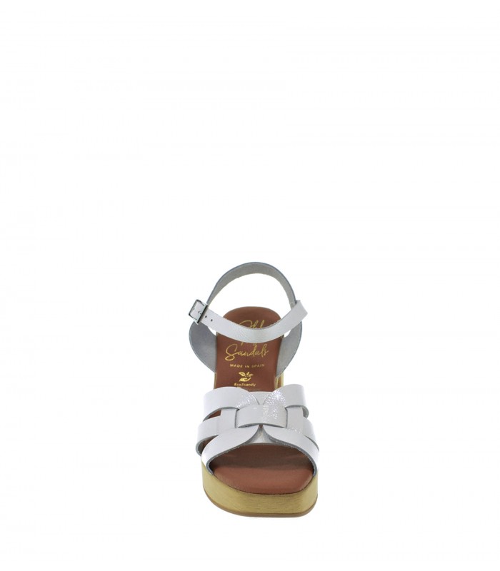 SANDALIA TACON OH! MY SANDALS BLANCO