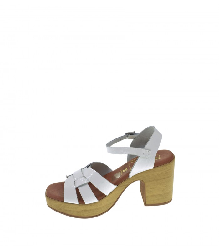 SANDALIA TACON OH! MY SANDALS BLANCO