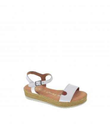 SANDALIA NIÑA OH! MY SANDALS BLANCO