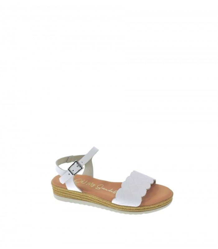 SANDALIA NIÑA OH! MY SANDALS BLANCO