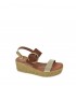 SANDALIA CUÑA OH! MY SANDALS CAMEL