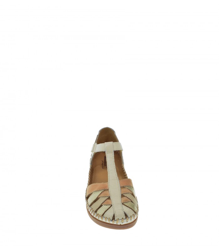 SANDALIA CUÑA PIKOLINOS BEIGE