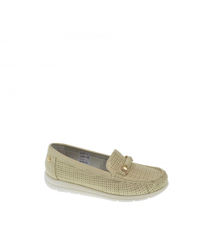 MOCASIN MUJER AMARPIES BEIGE